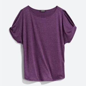 COLETTE
Romey Cold Shoulder Knit Tee
